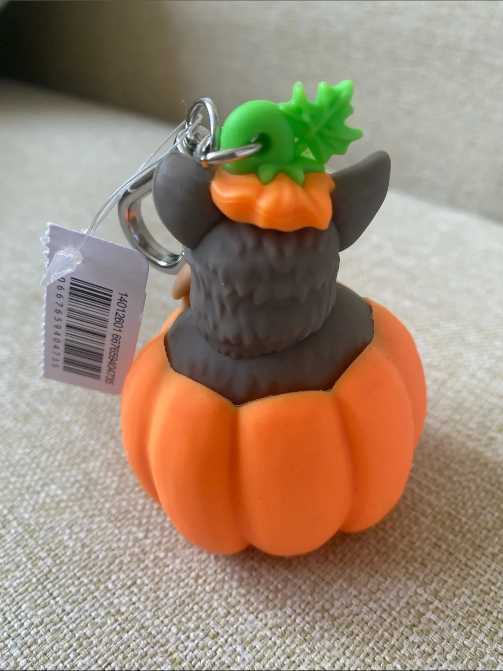 Halloween Pumpkin Dog hand sanitizer holder - Orange new